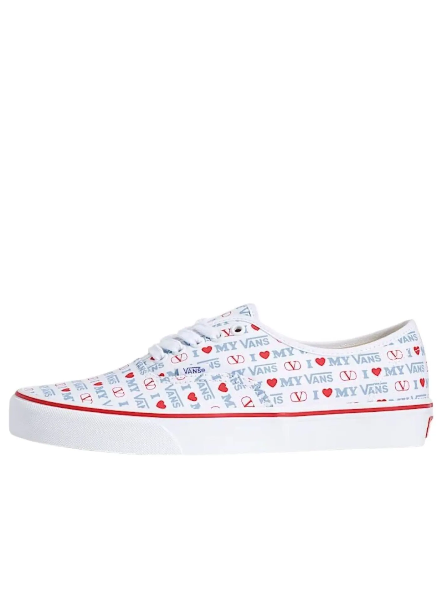 Vans x Valentino Garavani Authentic 'Vans Love' — изображение 1 из 5, белый/синий/красный