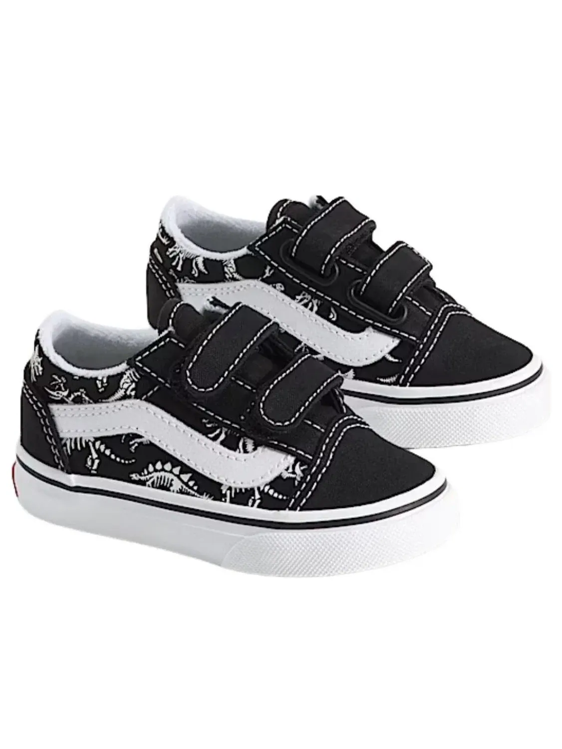 Детские кеды с принтом модель Old Skool Vans — изображение 2 из 4, черный