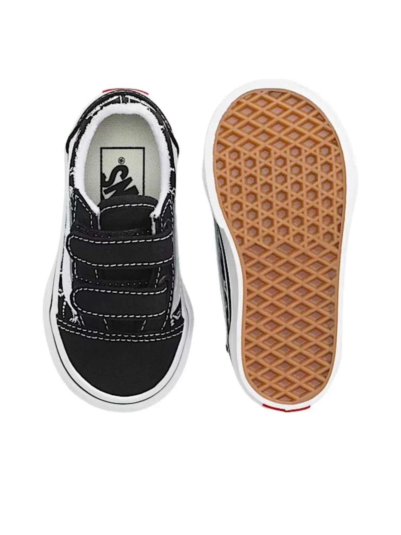 Детские кеды с принтом модель Old Skool Vans — изображение 3 из 4, черный