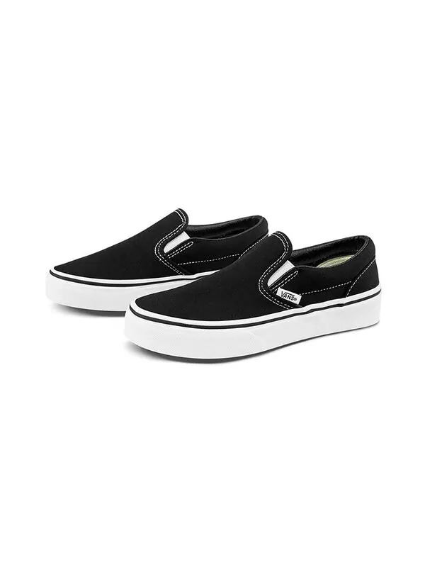 Кроссовки classic slip-on 'black' Vans — изображение 2 из 4, черный