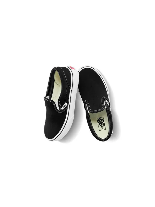 Кроссовки classic slip-on 'black' Vans — изображение 4 из 4, черный