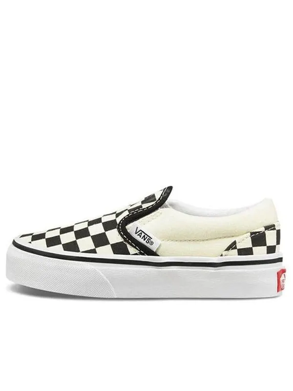 Кроссовки slip-on 'checkerboard' Vans — изображение 1 из 4, белый