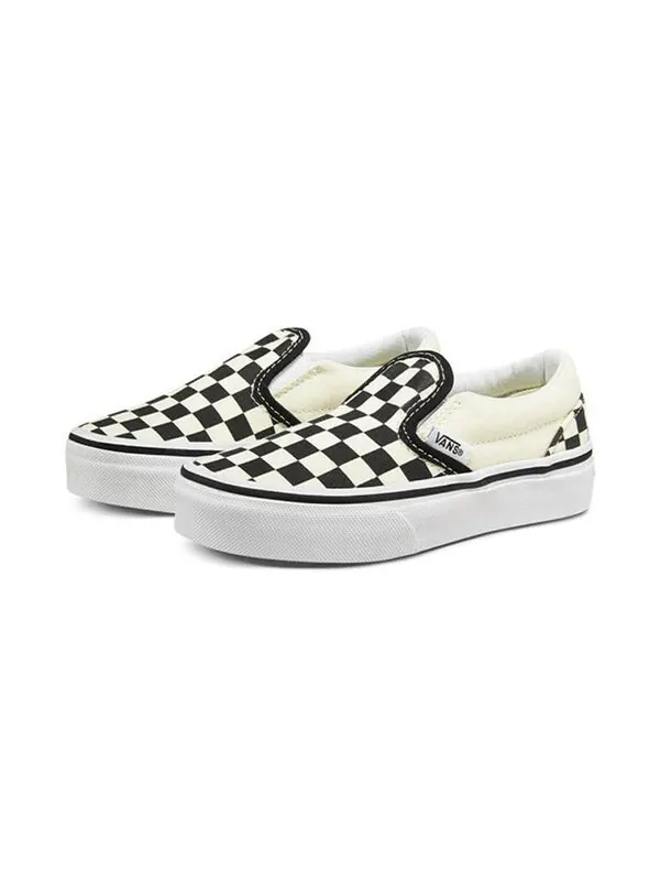 Кроссовки slip-on 'checkerboard' Vans — изображение 2 из 4, белый