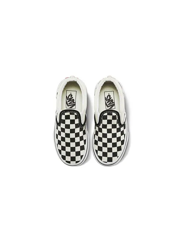 Кроссовки slip-on 'checkerboard' Vans — изображение 3 из 4, белый