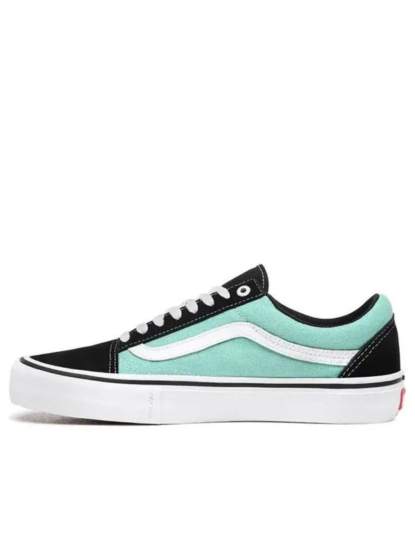Кроссовки old skool pro 'black green' Vans — изображение 1 из 4, черный/зеленый