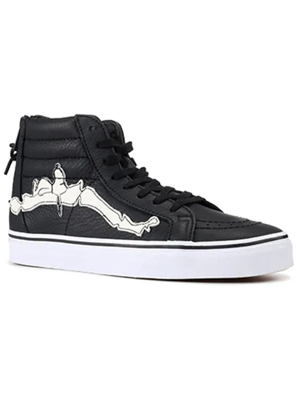 Кроссовки blends x peanuts x sk8-hi reissue zip 'snoopy bones' Vans — изображение 3 из 4, черный