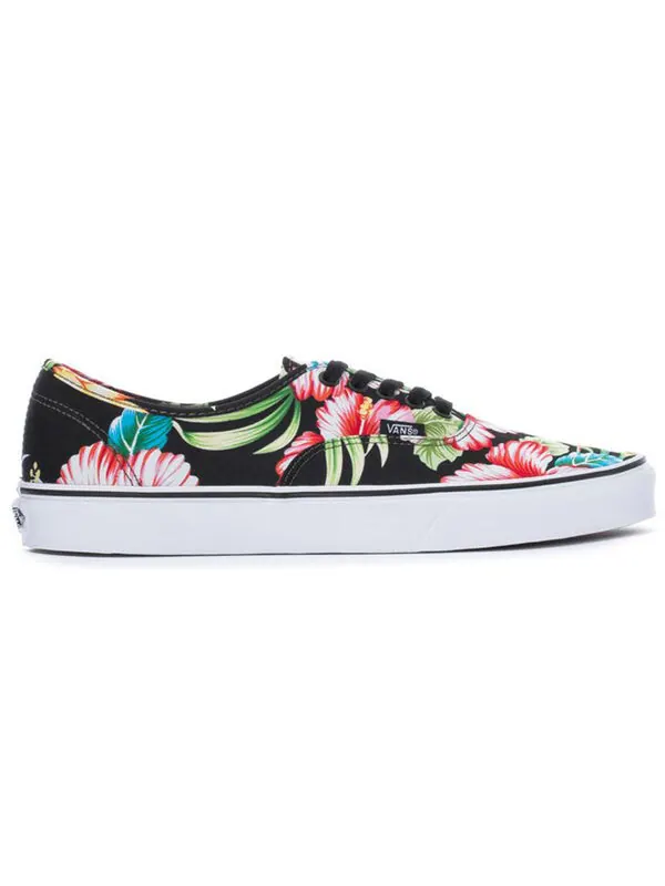 Кроссовки authentic 'hawaiian floral' Vans — изображение 2 из 4, черный