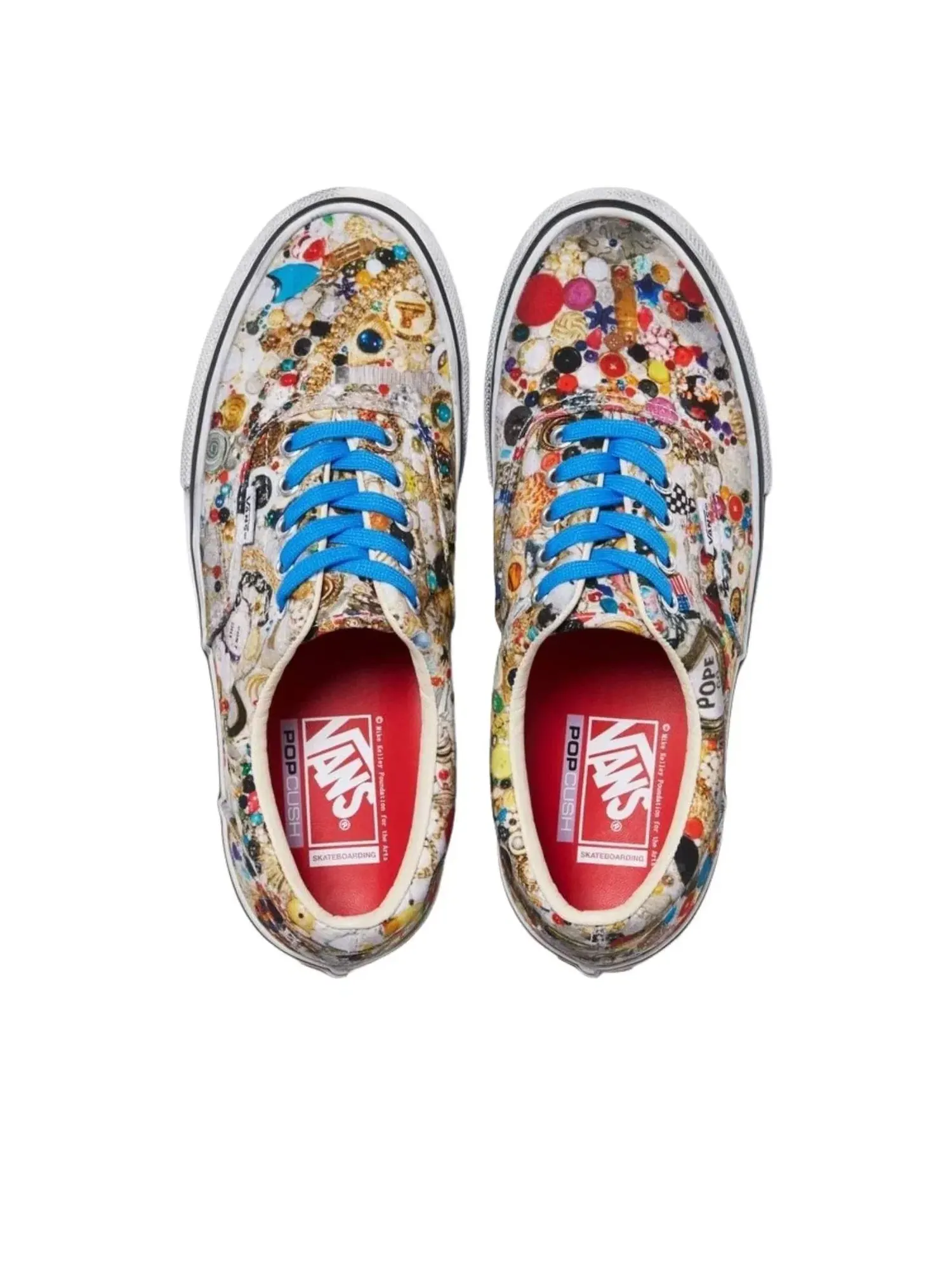 Мужские кроссовки с принтом Vans x Supreme x Mike Kelley Era — изображение 2 из 6, белый