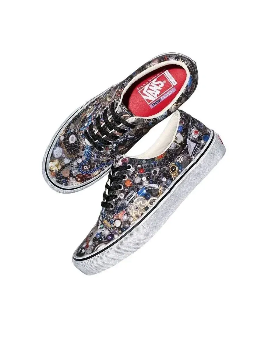 Кеды Vans x Supreme x Mike Kelley Era 'Black' VN00110ABLU — изображение 3 из 6, черный