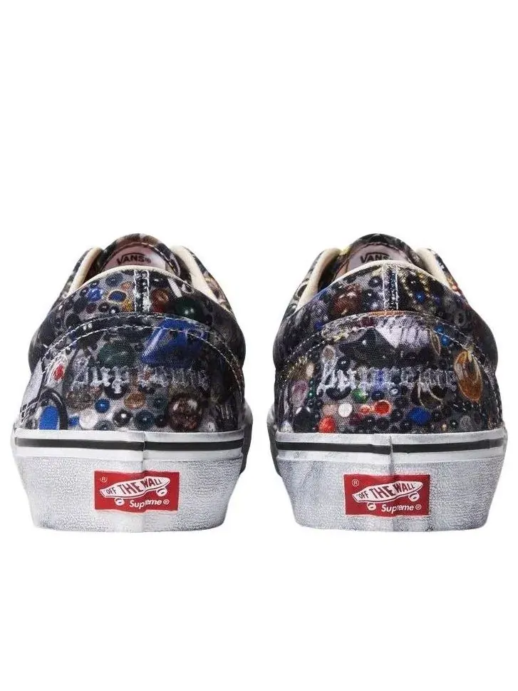 Кеды Vans x Supreme x Mike Kelley Era 'Black' VN00110ABLU — изображение 4 из 6, черный
