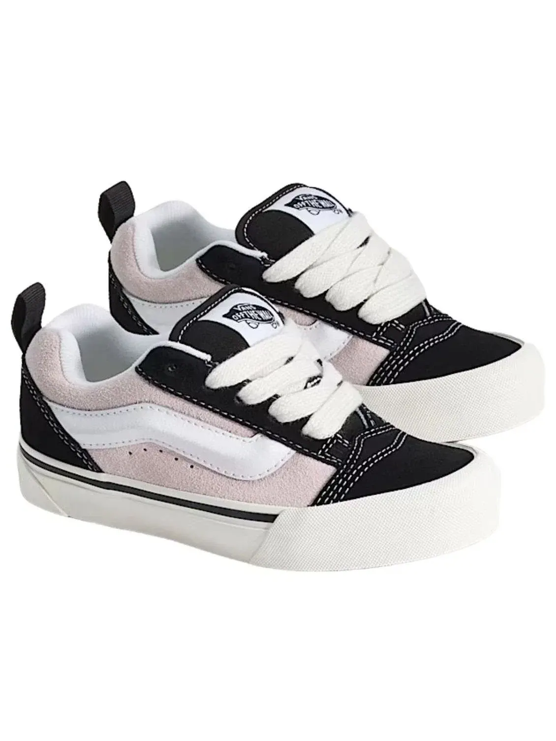 Детские кроссовки с шнуровкой Knu Skool Vans — изображение 2 из 4, черный