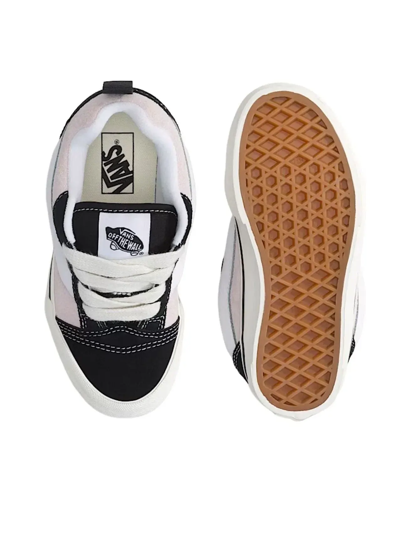Детские кроссовки с шнуровкой Knu Skool Vans — изображение 3 из 4, черный