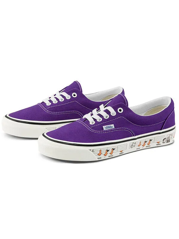 Кроссовки style 95 purple Vans — изображение 2 из 4, фиолетовый