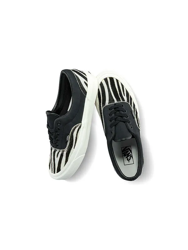 Кроссовки style 95 zebra wear-resistant non-slip low tops casual skateboarding shoes black Vans — изображение 4 из 4, черный