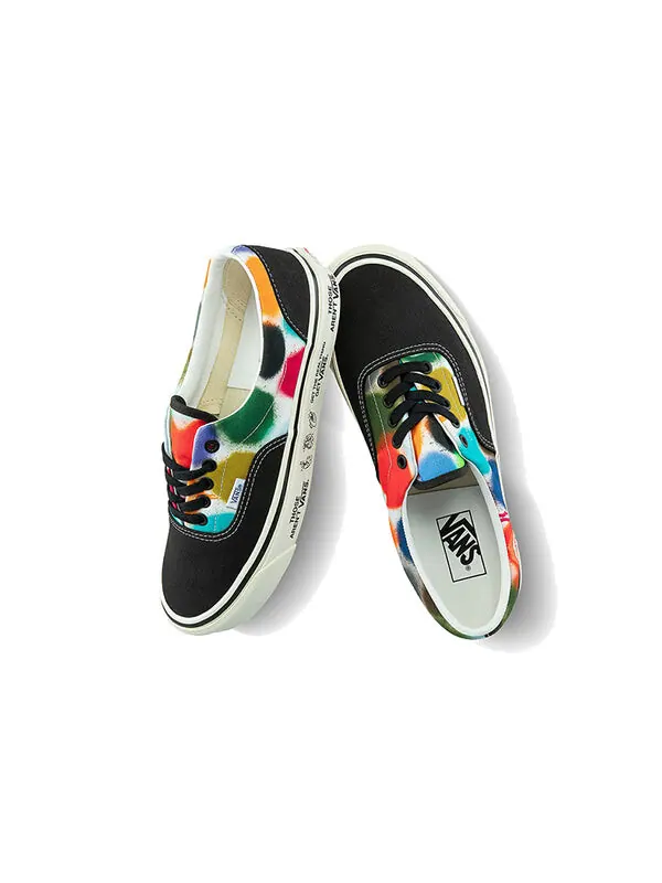 Кроссовки era 95 dx 'anaheim factory - spray spots' Vans — изображение 4 из 4, черный/мульти