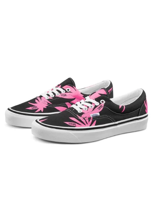 Кроссовки era 95 dx 'summer leaf' Vans — изображение 2 из 4, черный/розовый