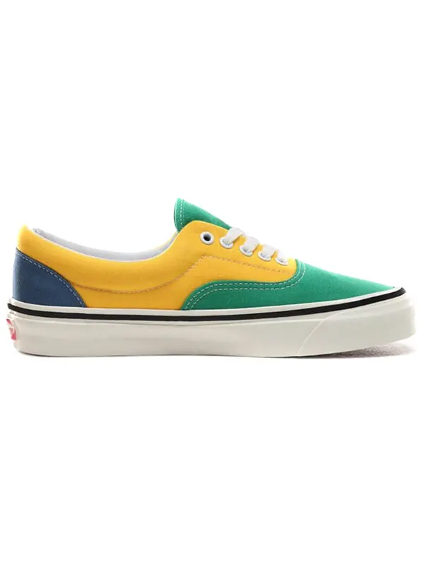 Кроссовки era 95 dx 'emerald yellow navy' Vans — изображение 2 из 4, желтый/темно-синий