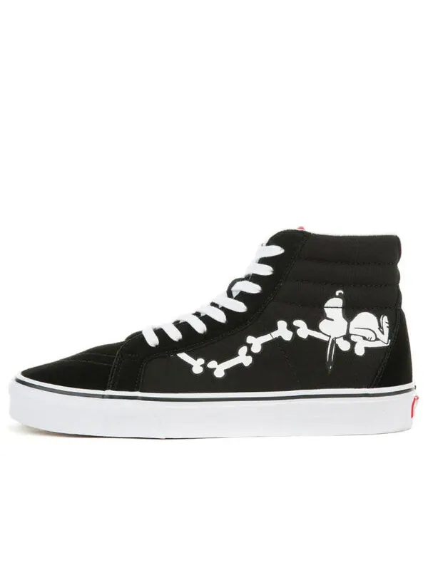 Кроссовки peanuts x sk8-hi reissue 'snoopy bones' Vans — изображение 1 из 4, черный