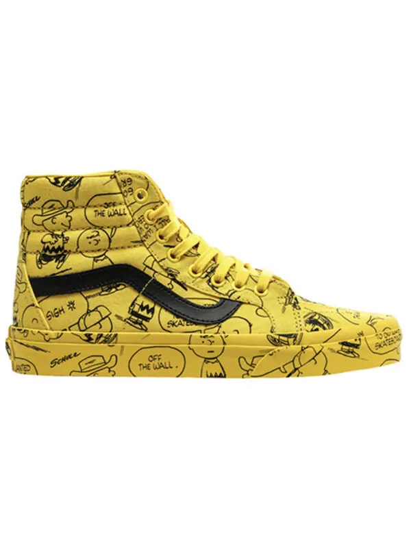 Кроссовки peanuts x sk8-hi 'charlie brown maize' Vans — изображение 2 из 3, желтый