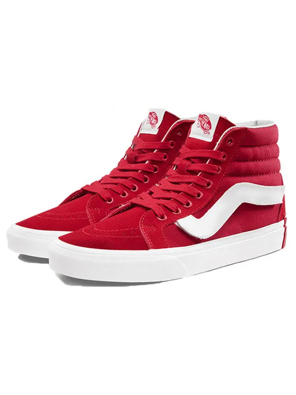 Кроссовки sk8-hi reissue 'red white' Vans — изображение 3 из 4, красный/белый