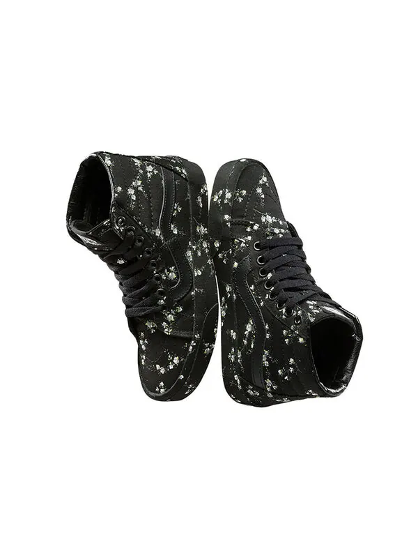 Кроссовки sk8-hi reissue 'midnight floral - black' Vans — изображение 3 из 4, черный/белый