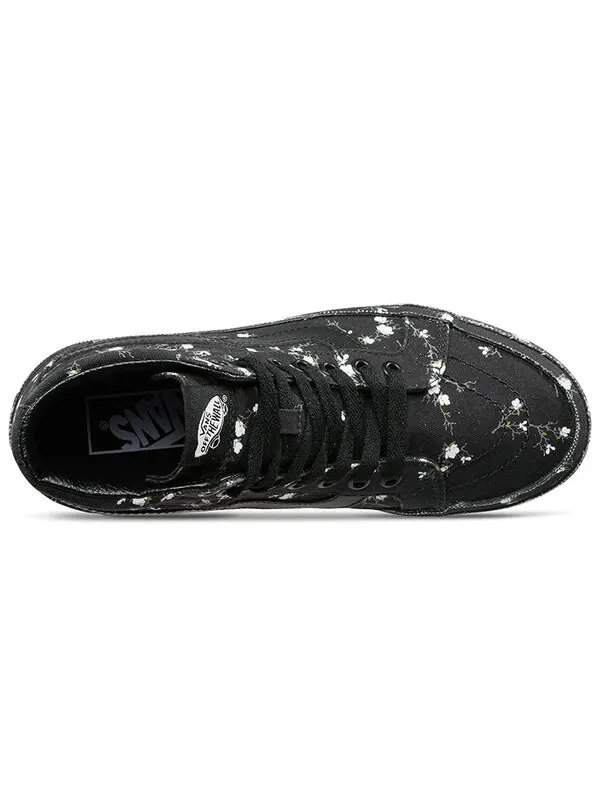 Кроссовки sk8-hi reissue 'midnight floral - black' Vans — изображение 4 из 4, черный/белый