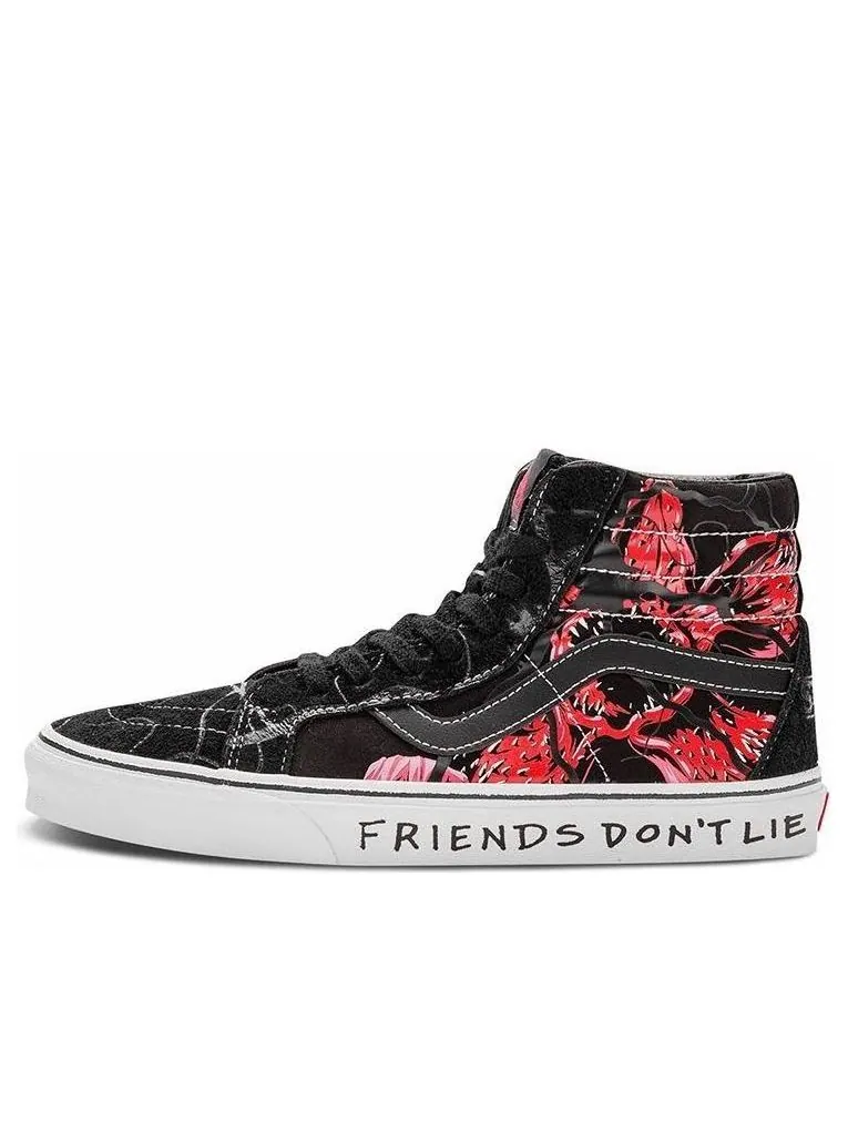 Кеды Vans Stranger Things x SK8-HI Reissue 'Upside Down' — изображение 1 из 6, черный