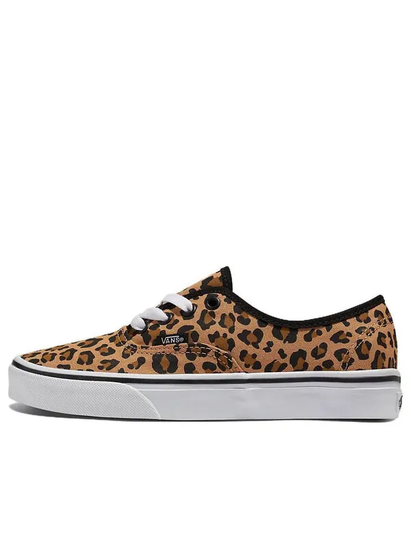 Кроссовки authentic 'animalier' Vans — изображение 1 из 4, черный/коричневый