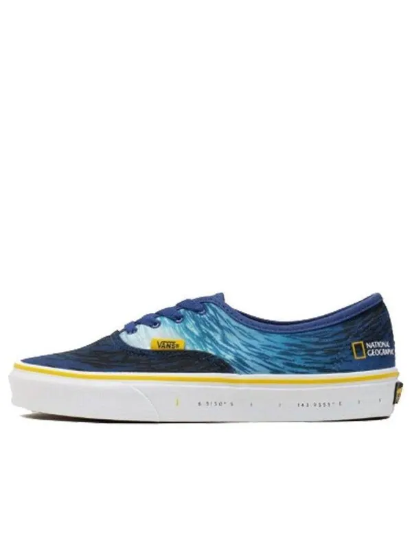 Кроссовки national geographic x authentic 'ocean' Vans — изображение 1 из 4, синий