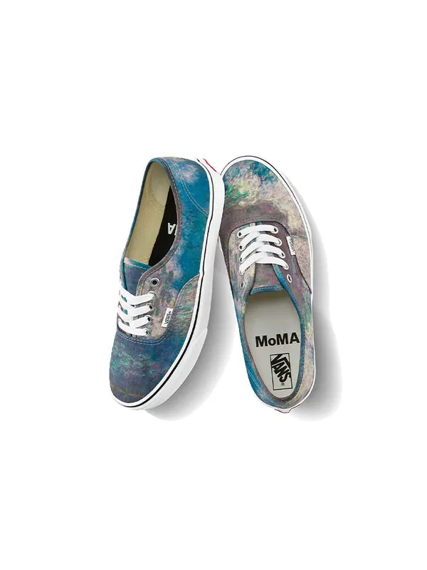 Кроссовки moma x authentic 'claude monets water lilies' Vans — изображение 3 из 4, синий