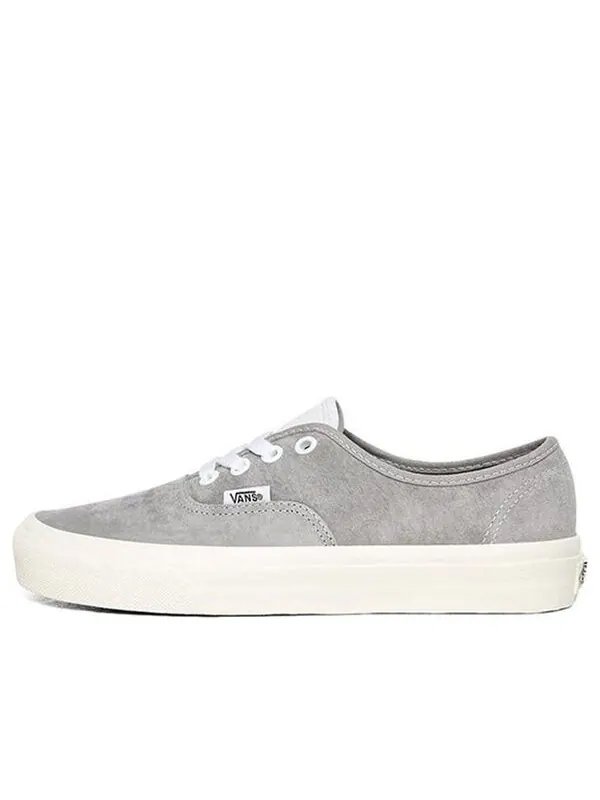 Кроссовки authentic (pig suede) drizzle gray Vans — изображение 1 из 4, серый