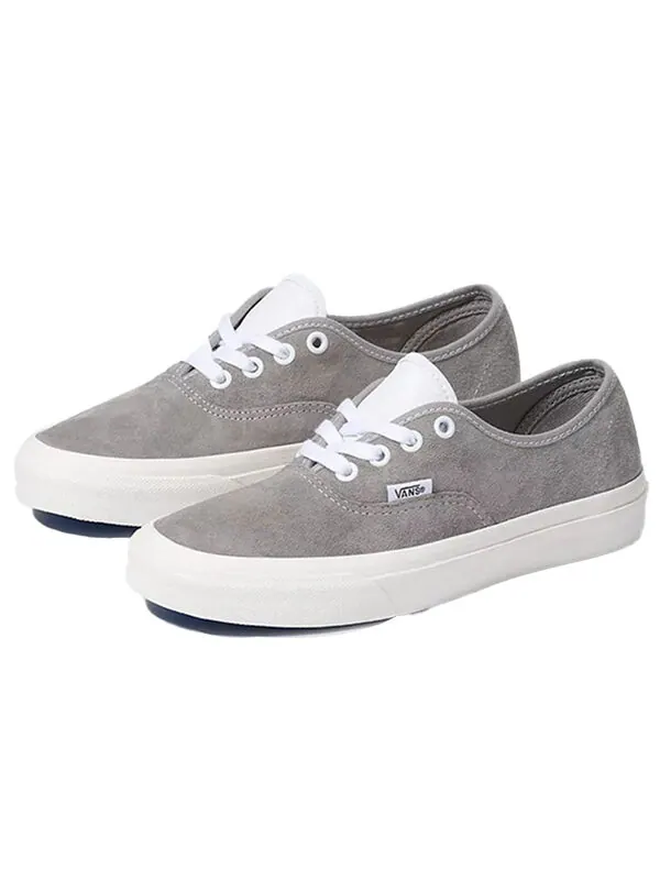 Кроссовки authentic (pig suede) drizzle gray Vans — изображение 3 из 4, серый