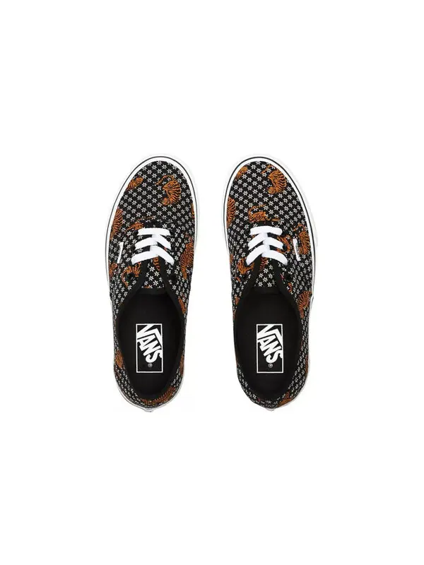 Кроссовки authentic 'tiger floral' Vans — изображение 4 из 4, черный/желтый/белый