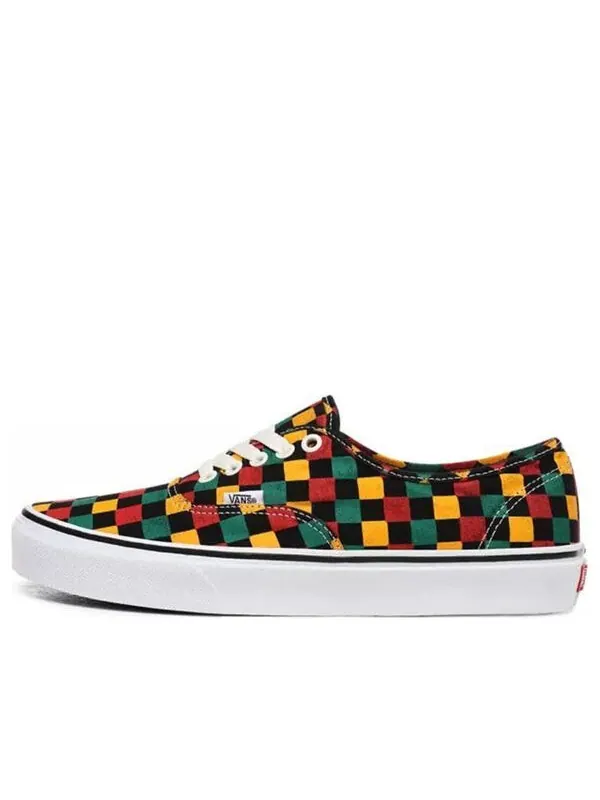 Кроссовки authentic 'washed - multi checker' Vans — изображение 1 из 4