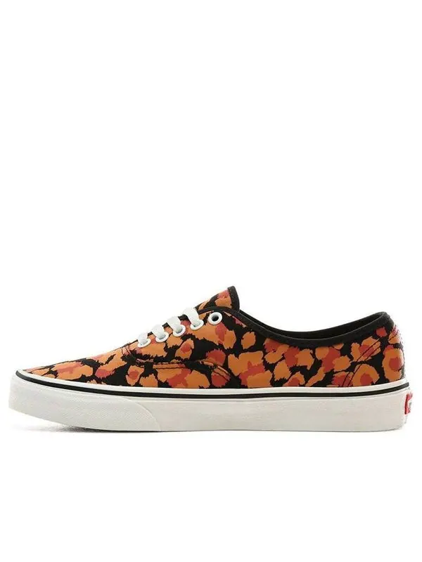 Кроссовки leopard authentic black/red Vans — изображение 1 из 4, черный/красный