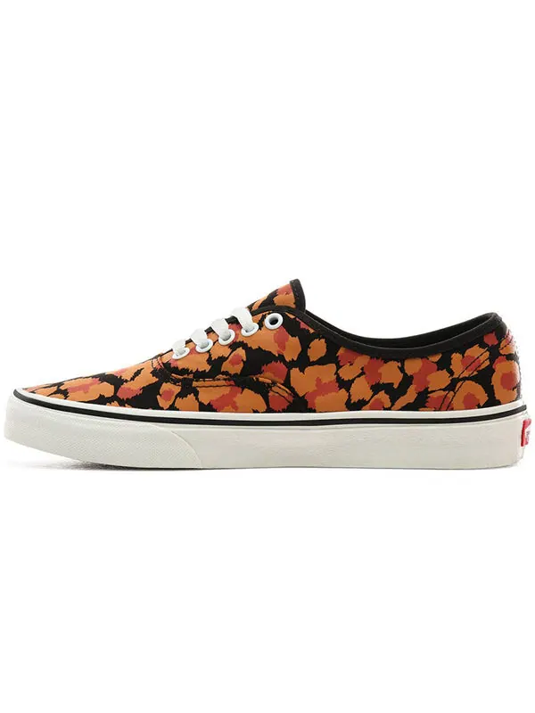 Кроссовки leopard authentic black/red Vans — изображение 2 из 4, черный/красный