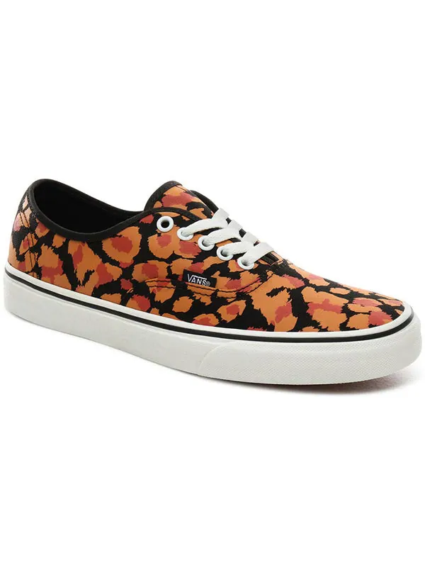 Кроссовки leopard authentic black/red Vans — изображение 4 из 4, черный/красный