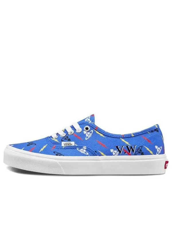 Кроссовки vivienne westwood x authentic 'thunderbolt orbs' Vans — изображение 1 из 4, синий/белый