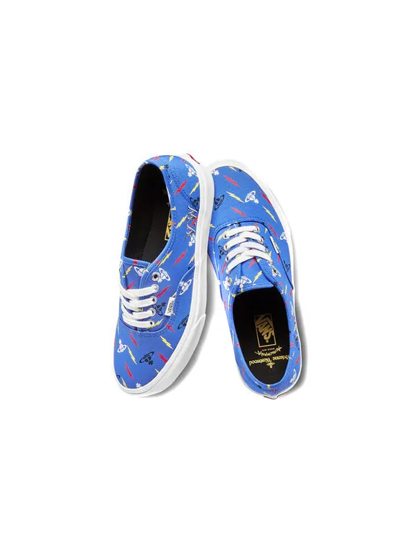 Кроссовки vivienne westwood x authentic 'thunderbolt orbs' Vans — изображение 4 из 4, синий/белый