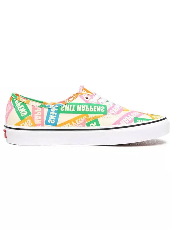 Кроссовки shit happens authentic multi-color Vans — изображение 2 из 4, мульти