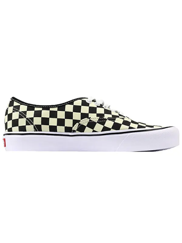 Кроссовки authentic lite 'checkerboard - black white' Vans — изображение 2 из 4, черный