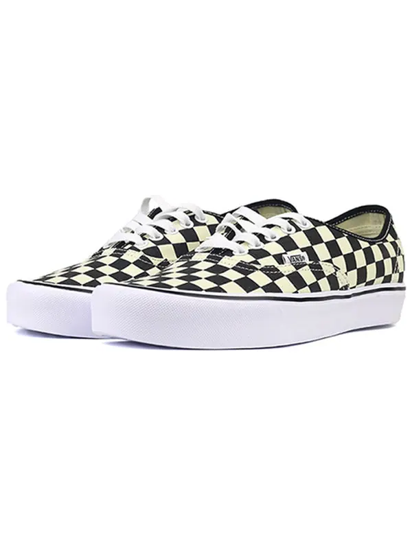 Кроссовки authentic lite 'checkerboard - black white' Vans — изображение 3 из 4, черный