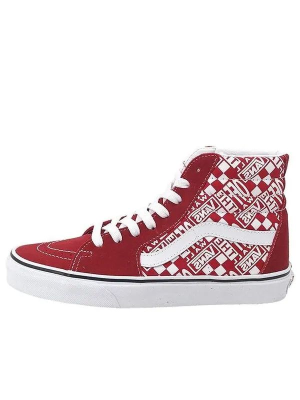 Кроссовки sk8-hi 'off the wall' Vans — изображение 1 из 4, красный/белый