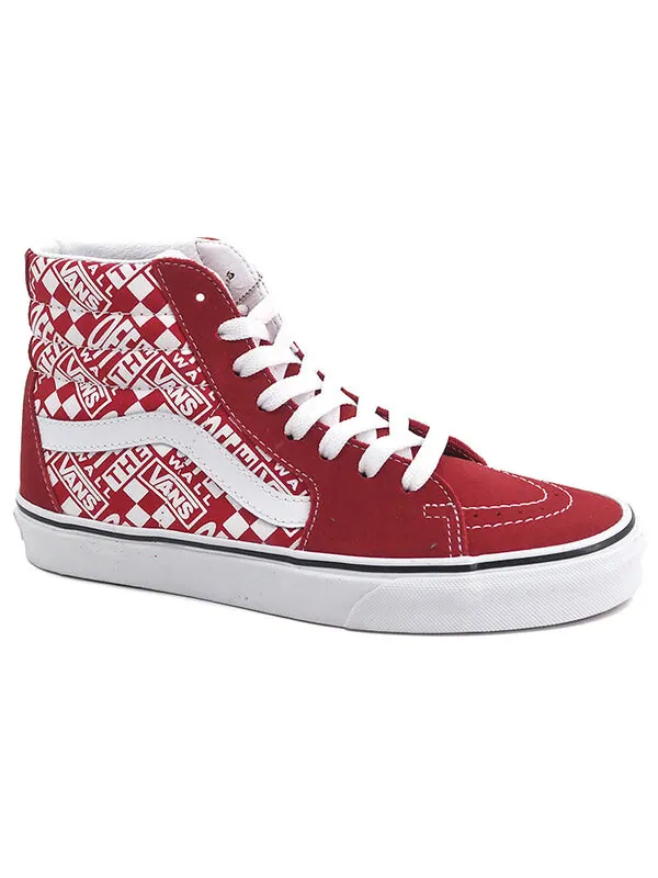 Кроссовки sk8-hi 'off the wall' Vans — изображение 4 из 4, красный/белый