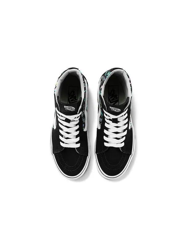 Кроссовки sk8-hi black/multicolor Vans — изображение 3 из 4, черный