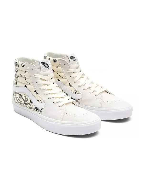 Кроссовки sk8-hi cashew casual skateboarding shoes white Vans — изображение 3 из 4, белый