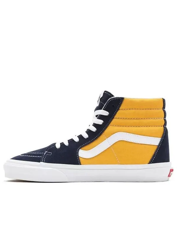 Кроссовки sk8-hi (classic sport) dress blue 'black yellow' Vans — изображение 1 из 4, черный/желтый