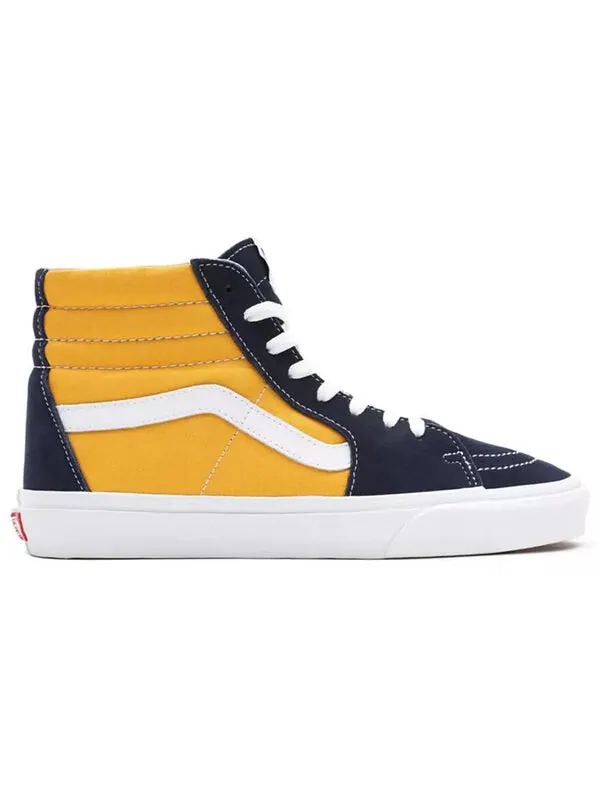 Кроссовки sk8-hi (classic sport) dress blue 'black yellow' Vans — изображение 2 из 4, черный/желтый