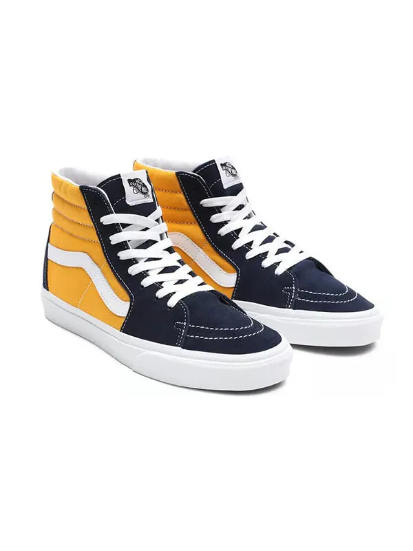 Кроссовки sk8-hi (classic sport) dress blue 'black yellow' Vans — изображение 3 из 4, черный/желтый