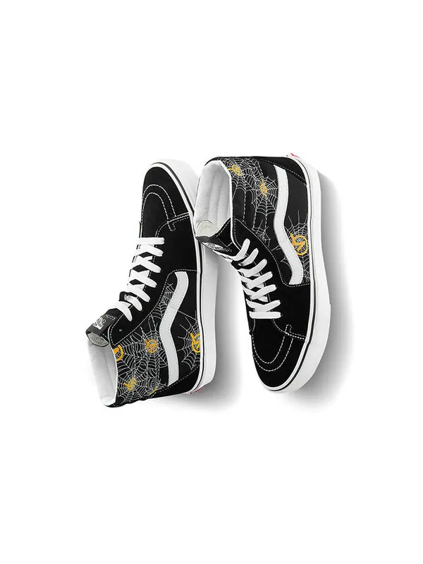 Кроссовки sk8-hi shoes black/white/yellow Vans — изображение 4 из 4, черный/белый/желтый